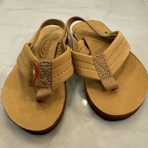 Size 5/6 Children’s Rainbow Flip-Flop Shoes NWT